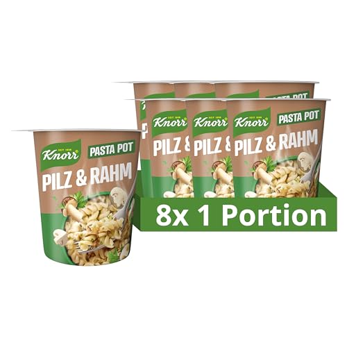 Knorr Pasta Snack Pot Pilz & Rahm leckere kleine Mahlzeit fertig in nur 5 Minuten 8x 59 g Knorr Pasta Snack Pot Pilz & Rahm leckere kleine Mahlzeit fertig in nur 5 Minuten 8x 59 g von Knorr