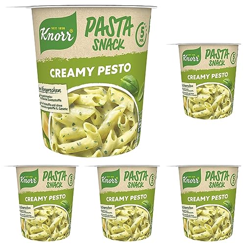 Knorr Pasta Snack creamy pesto Becher (1 x 68 g) (Packung mit 5) von Knorr