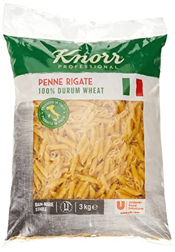 Knorr Penne Rigate Röhrennudeln - Nudeln Großpackung, 1 x 3 kg von Knorr