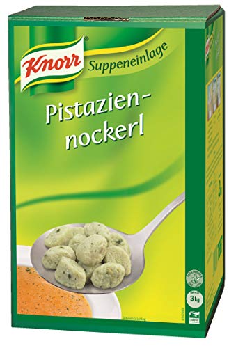 Knorr Pistaziennockerl (vorgeformte Nockerl mit feinnem Pistaziengeschmack) 1er Pack (1 x 3 kg) von Knorr