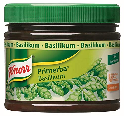 Knorr Primerba Kräuter in Öl Basilikum, 1er Pack (1 x 340 g) von Knorr