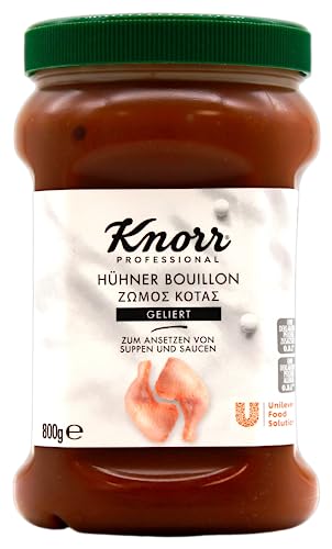 Knorr Professional Hühner Bouillon geliert, 2er Pack (2 x 800g) von Knorr