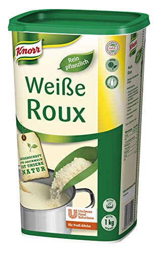 Knorr Roux weiße Mehlschwitze (sofortige, stabile Saucen Bindung) 1er Pack (1 x 1kg) von Knorr
