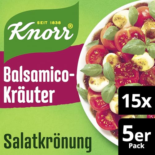 Knorr Salatkrönung Balsamico-Kräuter für ein leckeres Salatdressing mit natürlichen Zutaten* 15x 52 ml Knorr Salatkrönung Balsamico-Kräuter für ein leckeres Salatdressing mit natürlichen Zutaten* 15x 52 ml von Knorr