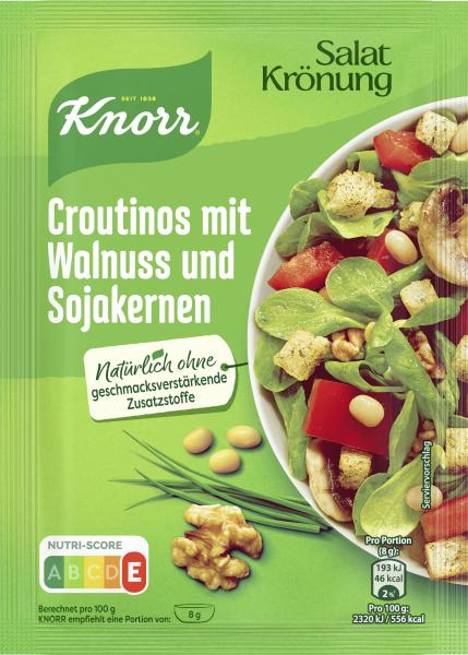 Knorr Salatkrönung Croutinos mit Walnuss und Sojakernen von Knorr