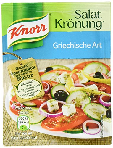 Knorr Salatkrönung Griechische Art Salatdressing (5 x 5er-Pack) von Knorr
