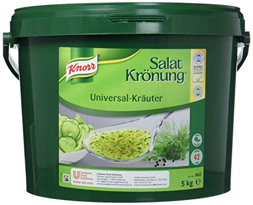 Knorr Salatkrönung Universal Kräuter (Salatdressing einfach zuzubereiten, für flexibel einsetzbares Dressing) 1er Pack (1 x 5 kg) von Knorr