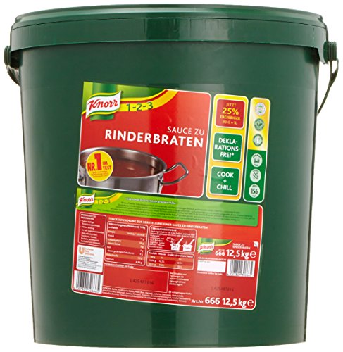 Knorr Sauce zu Rinderbraten 12.5 kg, 1er Pack (1 x 12.5 kg) von Knorr