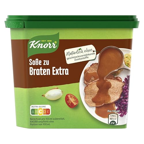 Knorr Soße zu Braten Extra leckere dunkle Soße mit würzigem Geschmack 280 g 1 Stück von Knorr