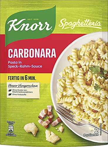 Knorr Spaghetteria Nudel-Fertiggericht Carbonara leckeres Nudelgericht 155 g Knorr Spaghetteria Nudel-Fertiggericht Carbonara leckeres Nudelgericht 155 g von Knorr