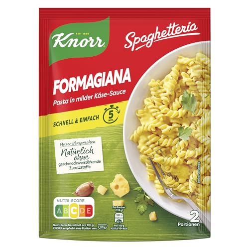 Knorr Spaghetteria Nudel-Fertiggericht Formagiana leckeres Nudelgericht fertig in 5 Minuten 10x 163 ml von Knorr