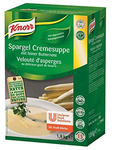 Knorr Spargel Cremesuppe Trockenmischung (mit feiner Butternote) 1er Pack (1 x 1,8kg) von Knorr