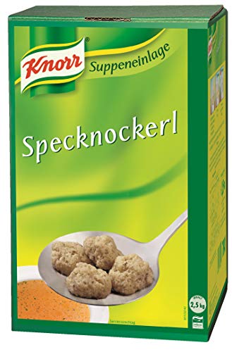 Knorr Specknockerl (vorgeformte Nockerl mit kräftigem Speck Geschmack) 1er Pack (1 x 2,5 kg) von Knorr