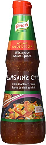 Knorr Sunshine Chili Knoblauch Sauce (asiatische süß-feurige Würzsauce) 1er Pack (1 x 1 Liter) von Knorr