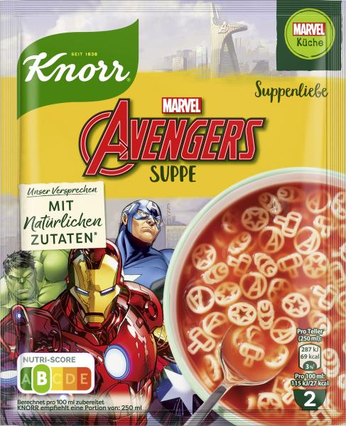Knorr Suppenliebe Marvel Avengers Suppe Knorr Suppenliebe Marvel Avengers Suppe von Knorr