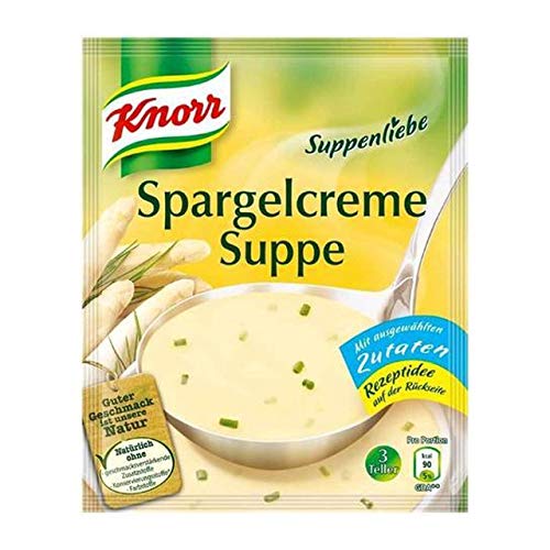 Knorr Suppenliebe Spargelcreme Suppe, 1 x 3 Teller (1 x 750 ml) von Knorr