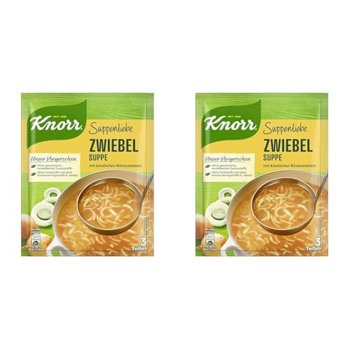 Knorr Suppenliebe Zwiebelsuppe, 750 ml (Packung mit 2) von Knorr