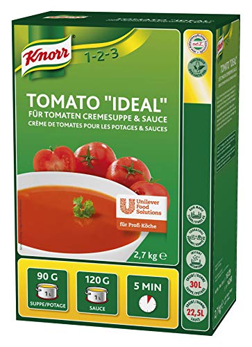 Knorr Tomato Ideal Trockenmischung (für Tomaten Cremesuppen und Tomatensaucen) 1er Pack (1 x 2,7kg) von Knorr