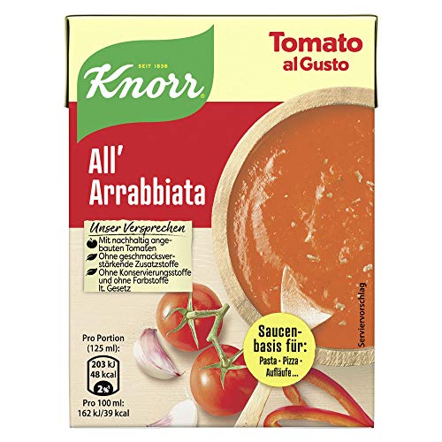 Knorr Tomato al Gusto All' Arrabbiata Soße, 370 g Knorr Tomato al Gusto All' Arrabbiata Soße, 370 g von Knorr
