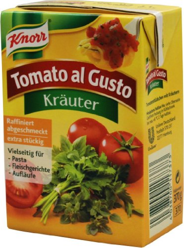 Knorr Tomato al Gusto Kräuter Soße, 1er-Pack (1 x 370 g) von Knorr
