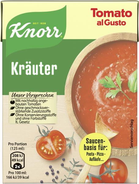 Knorr Tomato al Gusto Kräuter Knorr Tomato al Gusto Kräuter von Knorr
