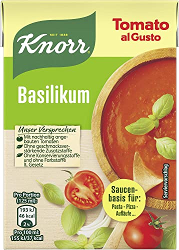 Knorr Tomato al Gusto Tomatensauce Basilikum, 370g von Knorr