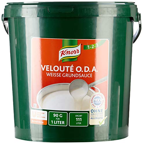 Knorr Velouté Weiße Grundsauce OHNE deklarationspflichtige Allergene, 1er Pack (1 x 10000 g) von Knorr