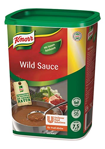 Knorr Wildsauce - braune Sauce mit pikantem Wildgeschmack, 1 kg von Knorr