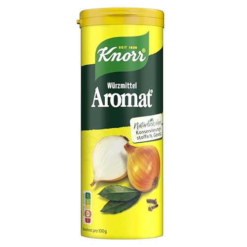 Knorr Würzmischung Universal Aromat für schnelle Gerichte zum Würzen und Verfeinern von Fleisch, Gemüse, Saucen und mehr 100 g von Knorr