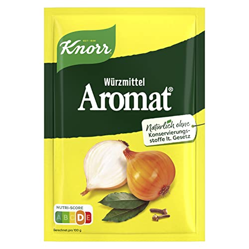 Knorr Würzmittel Nachfüllpackung Aromat Gewürzmischung zum Verfeinern von Speisen für schnelle Gerichte 100 g 1 Stück Knorr Würzmittel Nachfüllpackung Aromat Gewürzmischung zum Verfeinern von Speisen für schnelle Gerichte 100 g 1 Stück von Knorr