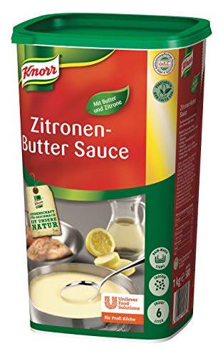 Knorr Zitrone Butter Sauce (frischer Zitronengeschmack, feine Butternote) 1er Pack (1 x 1 kg) von Knorr