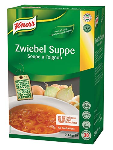 Knorr Zwiebel Suppe Trockenmischung (ausgewogener Zwiebel Geschmack) 1er Pack (1 x 2,4 kg) von Knorr