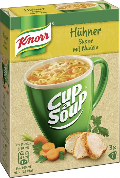 Knorr Cup a Soup Hühner Suppe mit Nudeln von Knorr