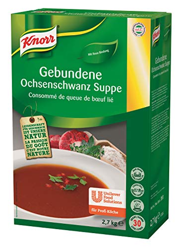 Knorr gebundene Ochsenschwanzsuppe Trockenmischung (mit Rosmarinnote) 1er Pack (1 x 2,7 kg) von Knorr