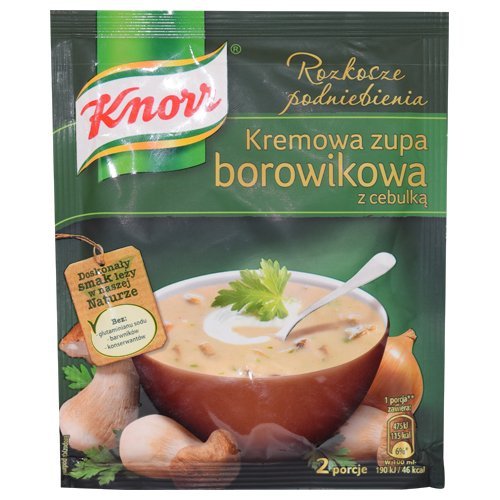Knorr kremowa Zupa borowikowa Z cebulka / Cremesuppe mit Waldpilzen und Zwiebeln 53g von Knorr