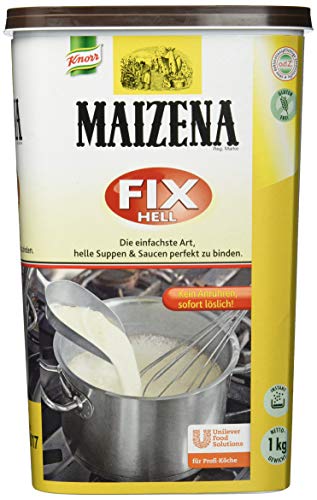Maizena Fix Saucenbinder hell (Bindemittel zum Abbinden heller Suppen und Saucen) 2er Pack (2 x 1kg) von Knorr
