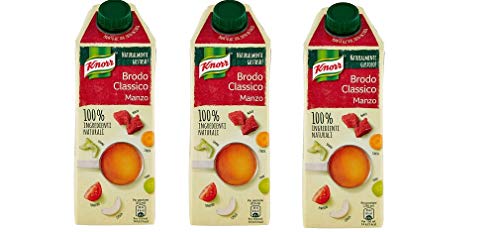 x Knorr Brodo Manzo flüssige Rinderbrühe 100% natürliche Zutaten Gluten-frei brik 750ml x Knorr Brodo Manzo flüssige Rinderbrühe 100% natürliche Zutaten Gluten-frei brik 750ml von Knorr