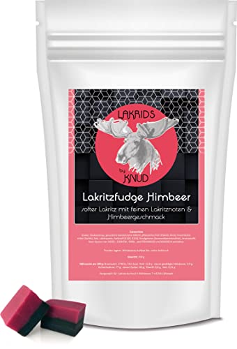 Lakrids Knud | Lakritz Himbeer Fudge - 350 g Packung von Knud