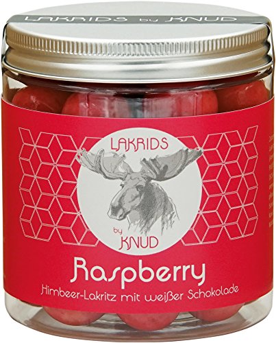 Lakrids Knud | Lakritze mit Himbeere (150 g Dose) von Knud