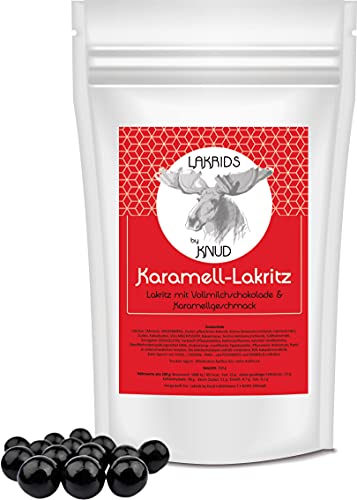 Lakrids Knud | Lakritzkugeln mit Karamell - 350 g Packung von Knud