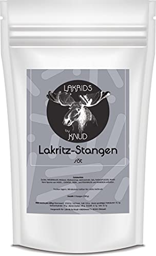 Lakrids Knud | Lakritzstangen aus Finnland (150 g süß) von Knud