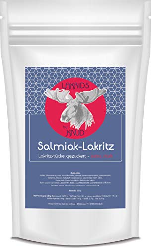 Lakrids Knud | Salmiak Lakritz - extra Stark - 350 g Packung von Knud