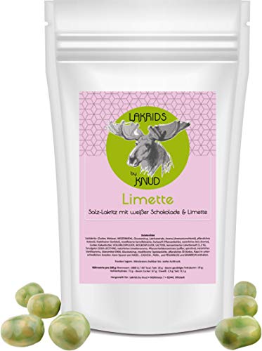 Lakrids Knud | Salzlakritze mit Limette - 350 g Packung von Knud