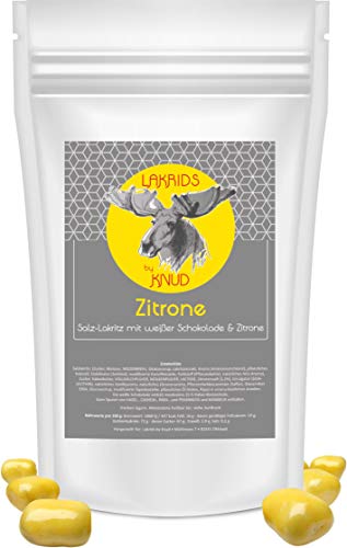 Lakrids Knud | Salzlakritze mit Zitrone - 350 g Packung von Knud