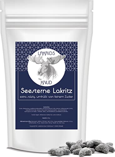 Lakrids Knud | Seesterne Lakritz extra salzig - 150 g Packung von Knud