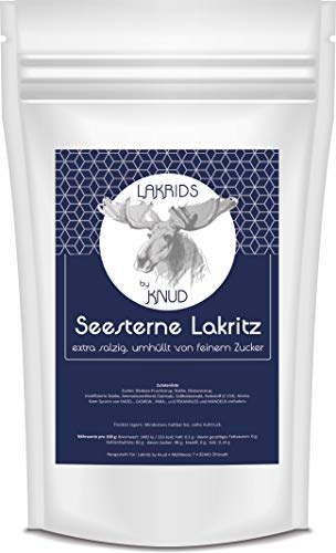 Lakrids Knud | Seesterne Lakritz extra salzig - 350 g Packung von Knud