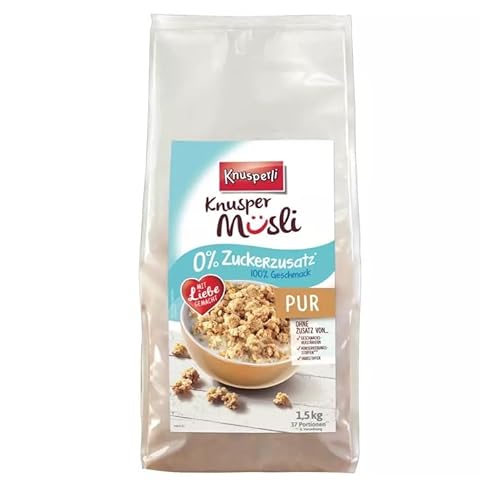 Knusperli Knusper Müsli Pur 0% Zuckerzusatz - 1,5 kg von Knusperli