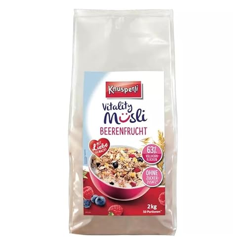 Knusperli Vitality Müsli - Beerenfrucht - 2 kg von Knusperli