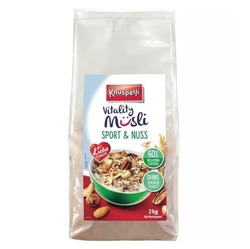 Knusperli Vitality Müsli - Sport und Nuss - 2 kg von Knusperli