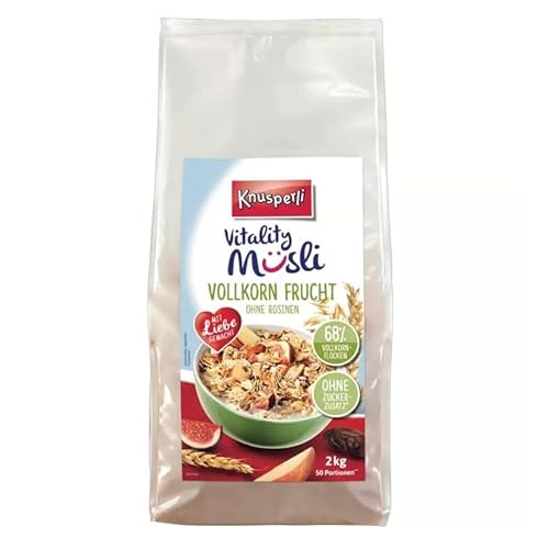 Knusperli Vitality Müsli - Vollkorn Frucht - 2 kg von Knusperli